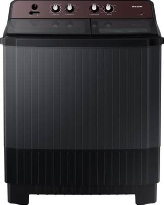 SAMSUNG 9 kg Semi Automatic Top Load Washing Machine Black, Grey Price ...
