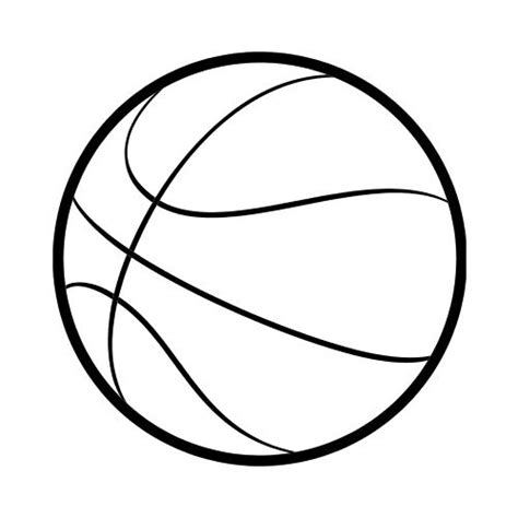 Basketball Simple Drawing 的图像结果
