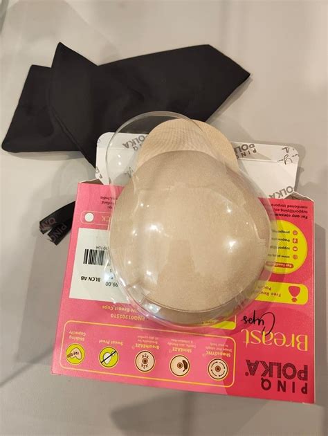 PINQ Polka Breast Cups – Strapless Self-Adhesive Lift for Backless ...