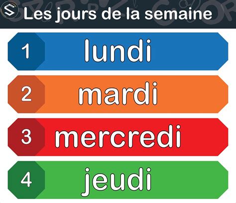 What Is Every Week In French at Kate Samuel blog