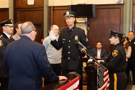 Seven are promoted by Hoboken Police Department, April 3, 2024 - nj.com