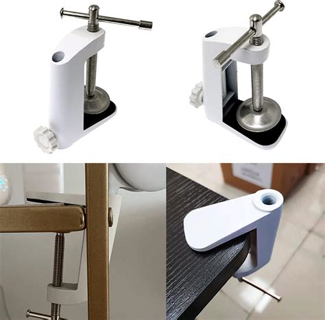 Buy DZS ELEC Universal Aluminum Alloy Cantilever C Shape Table Mounting ...