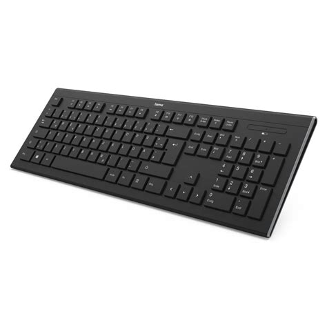Amazon.in: Buy Hama Cortino Wireless RF Keyboard QWERTZ German Black ...