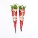 Pack Of 2 Pink Glitter Artificial Rose Bouquet