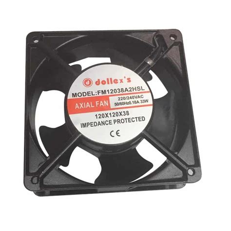 Dollex Cabinet Fan 4-Inch Square 220 V (Pack Of 2) : Amazon.in ...