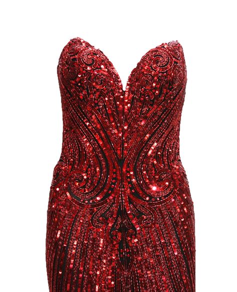 Vintage 1982 Bob Mackie Red Fully Beaded Dress Gown size US 6 at ...