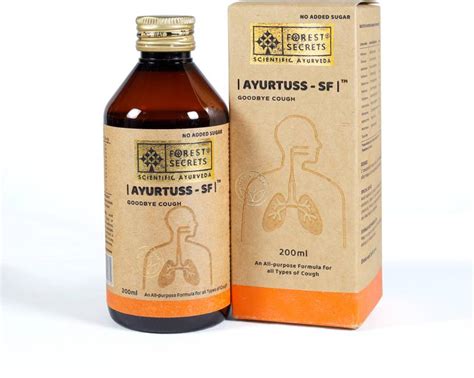 Forest Secrets Ayurtuss Sugar Free Cough Syrup | For All Types of Cough ...