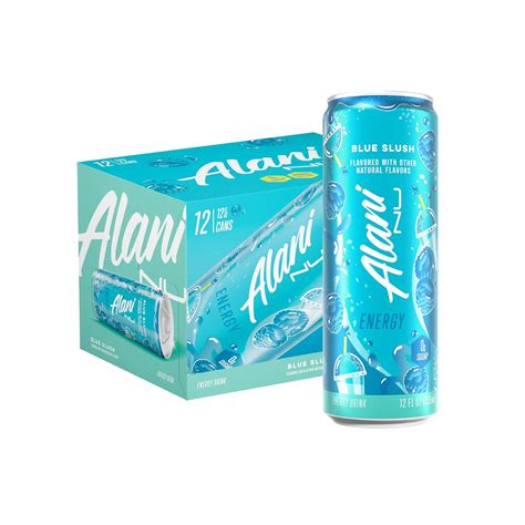 Alani Nu - Quick & Fast Energy Drink, Blue Slush Flavor, 12oz. - (Pack ...