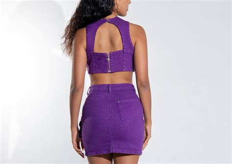 Purple High Neck Top – eighteighteen.in