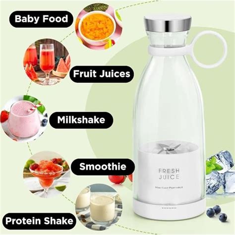 Portable Blender Personal Blender Portable Electric Juicer Kettle ...