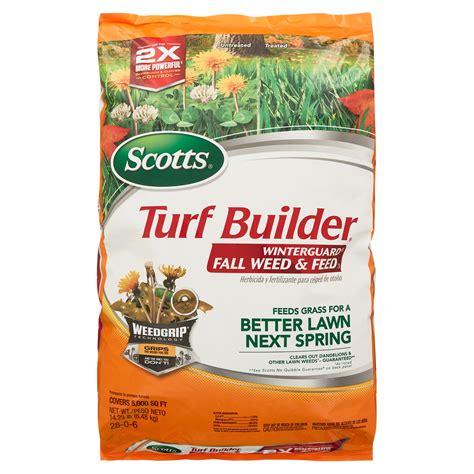 Scotts Turf Builder WinterGuard Fall Weed & Feed3, 14.29 lbs. - Walmart.com