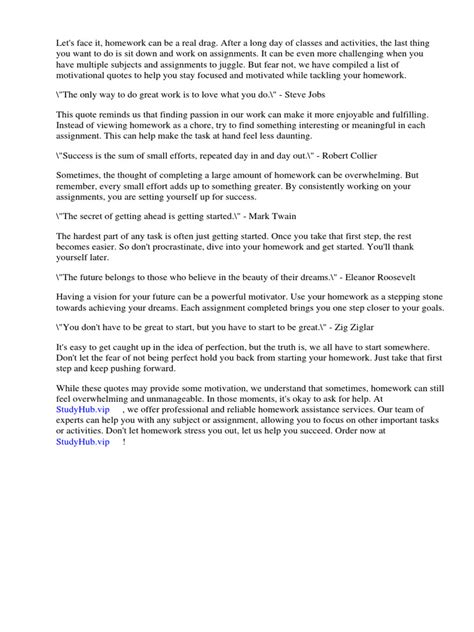 Image result for Homework Motivation