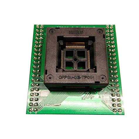 LQFP80 TQFP80 FQFP80 QFP80 to DIP80 Programming Socket OTQ-80-0.5-02B ...