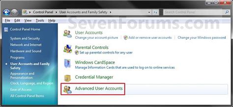 Image result for Advanced User Account Control Panel