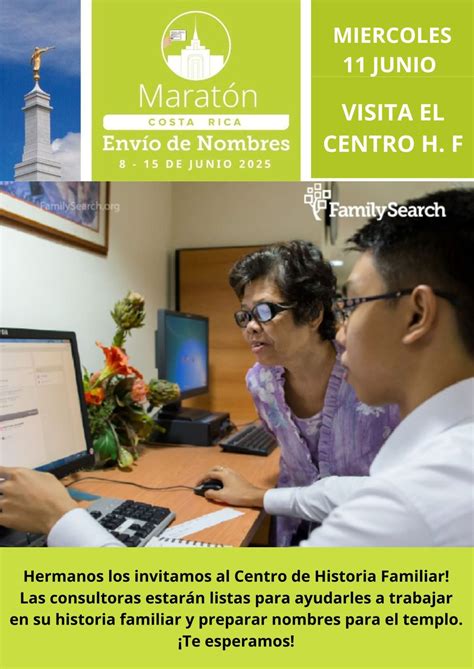 Maratón de envío de nombres al Templo - visita el centro de historia ...