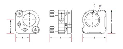 100.0/101.6mm Optic Dia., E-Series Kinematic Mount | Edmund Optics