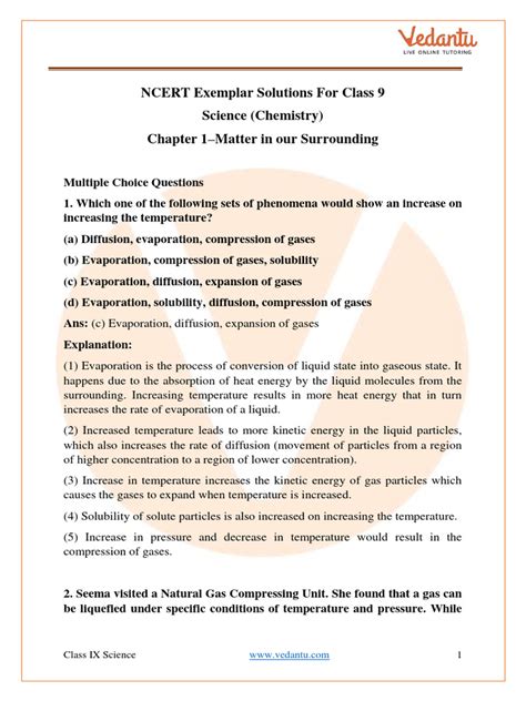 Image result for Science Test Book 9th Class 1 Chapter Textual Question