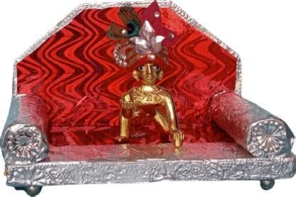 Hemrishi Enterprises Singhasan for Laddu Gopal, Kanha Ji Suitable for 0 ...
