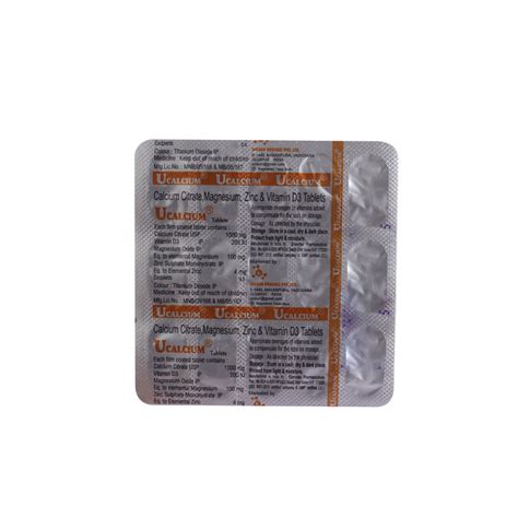 Ucalcium Tablet 10's Price, Uses, Side Effects, Composition - Apollo ...