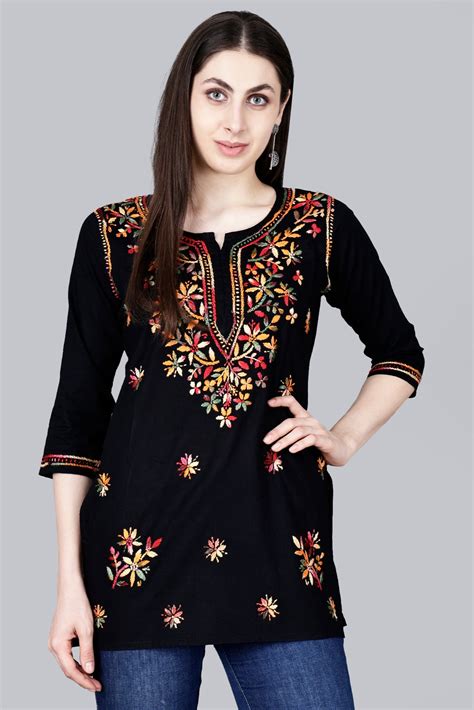 The Chikankari Story: Authentic Lucknowi Chikankari Hand-Embroidered S ...