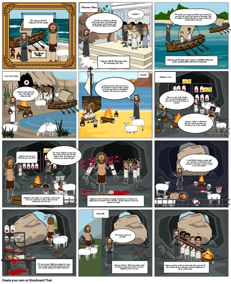 The Cyclops Comic Strip Storyboard by f06dc67f
