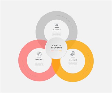Circle infograph chart process | Premium Vector