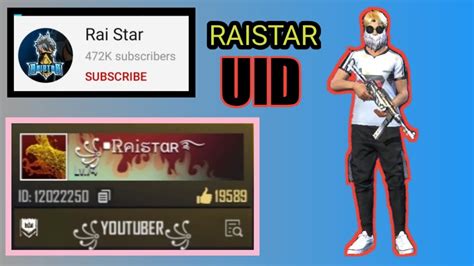 Image result for Free Fire Raistar UID