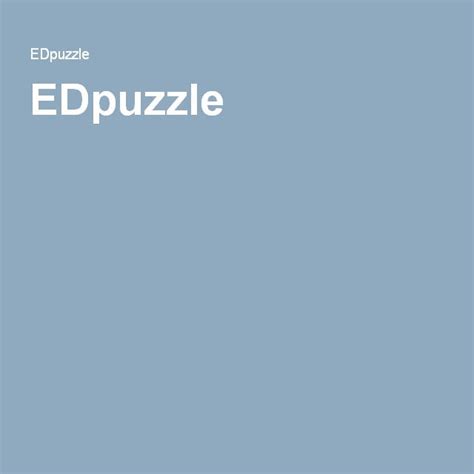 Image result for Edpuzzle.com Assignment