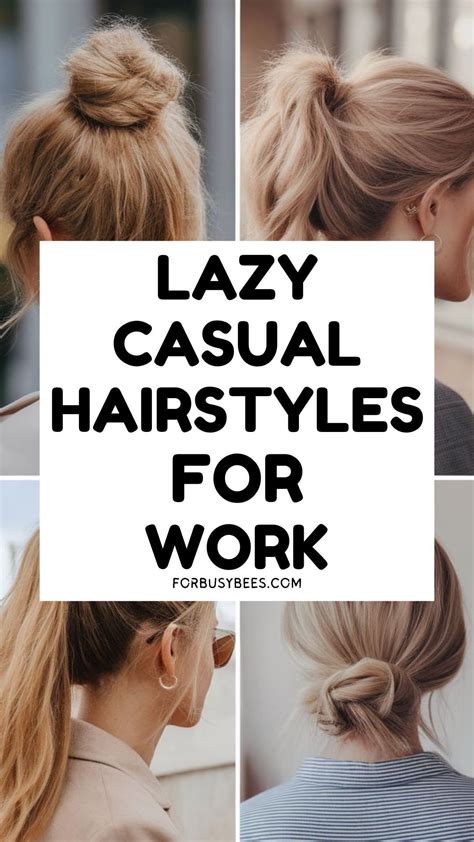 Easy Work Hairstyles - How Can This