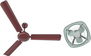 Havells Reo Tejas 1200mm Ceiling Fan (Brown) Ventil Air DSP 230mm ...