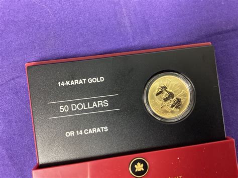 Canada 2005 14-Karat $50 Gold Coin - ‘60th Anniversary of end of World ...