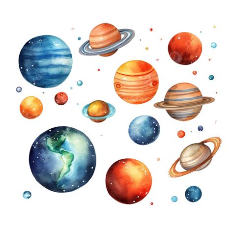 Watercolor Space Clip Art Element Space, Watercolor, Space, Element PNG ...