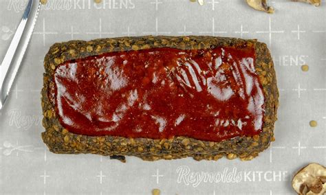 Balsamic-Ketchup Glazed Mushroom “Meatloaf” – The Vegan Rhino