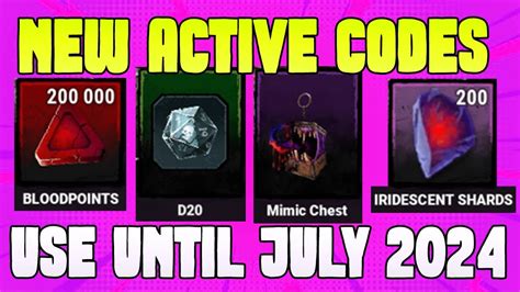 Redeemable Code Dbd 的图像结果