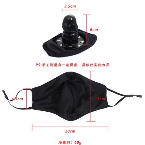 Mouth Dildo gag Face Mask Women Men Oral Sex Toys Penis Cock Plug Gag ...