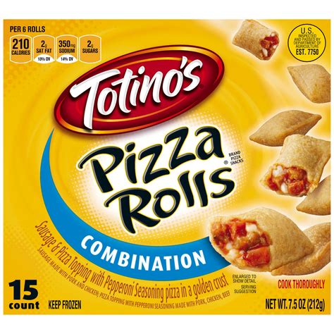 Totino's Combination Pizza Rolls 7.5 OZ BOX - Food & Grocery - Frozen ...
