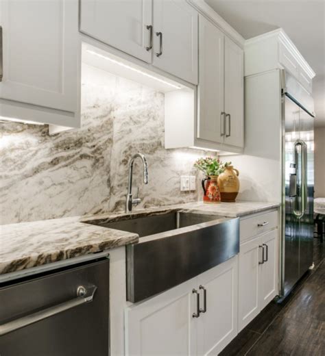 Quartz Kitchen Countertops With Backsplash Ideas Tile Backsplashes ...