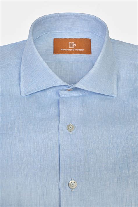 Light Blue Linen Shirt – Florentino Delure