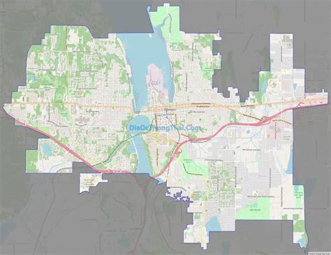 Map of Olympia city - Thong Thai Real