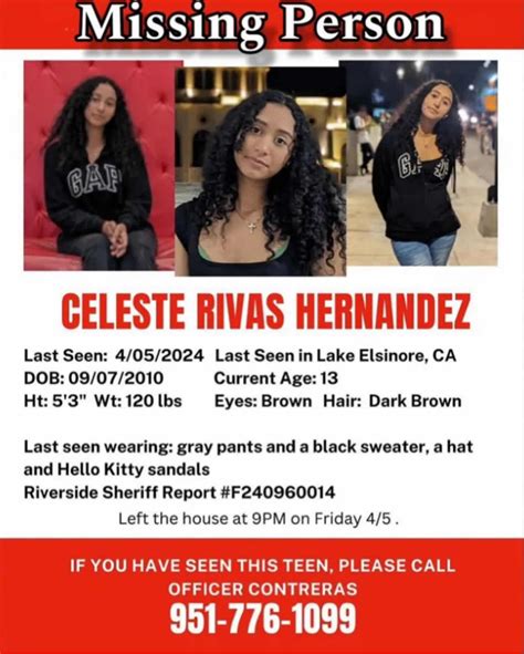 Celeste Rivas Hernandez Timeline: A Tragic Story - Crime Timeline