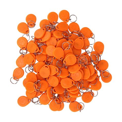 Door Lock Key Fobs, Access Control Tag 100 Pcs Fast Reading Speed for ...