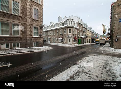 Old town Quebec City Stock Photo - Alamy