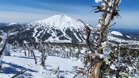 Mt. Bachelor and the Three Sisters & Broken Top from the top of Mt ...