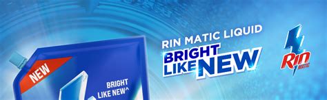 Buy Rin Detergent Liquid Refill 2L Pouch| Designed for Dirt removal in ...