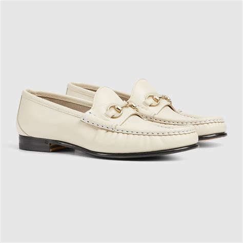 Women's Horsebit 1953 loafer in white leather | GUCCI® MX