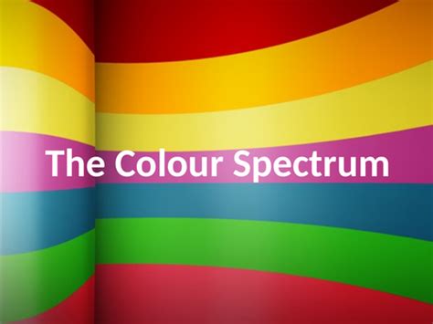 Image result for Lesson On Colour Spectrum