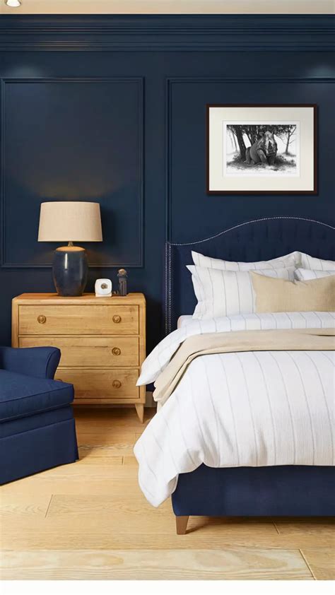 Navy Blue Bedroom Walls