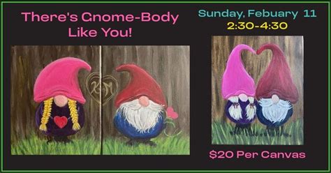 Paint n Sip "Theres Gnome-Body Like You", Rewind Retrobar, Knightdale ...