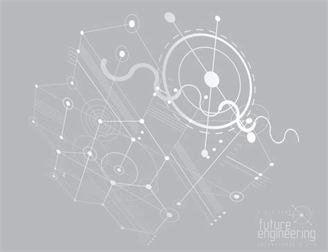 Carta da parati vettoriale tecnologica di ingegneria realizzata con ...