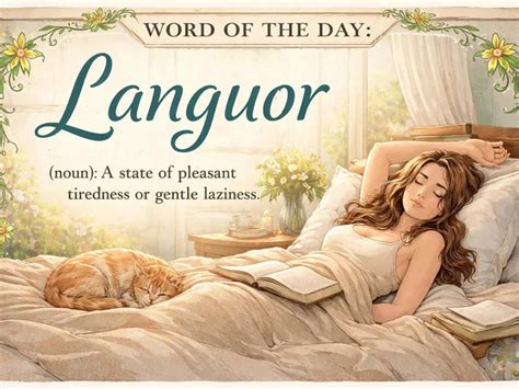 Word of the day: Languor
